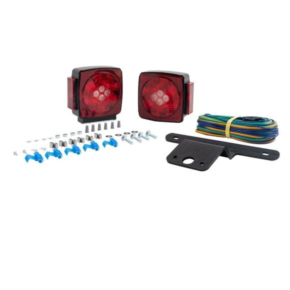 HOPKINS LED Trailer Light Kit with Integrated Back Up Light Red Model C7425 New - Picture 2 of 8